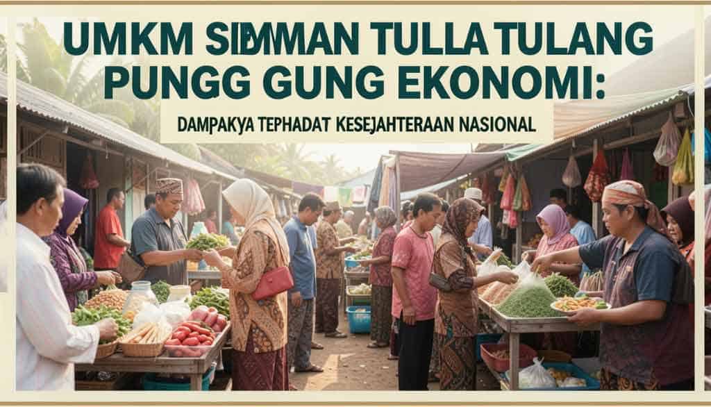 Gemini said Menopang Bangsa: Mengapa UMKM Adalah Kunci Kesejahteraan Nasional Indonesia