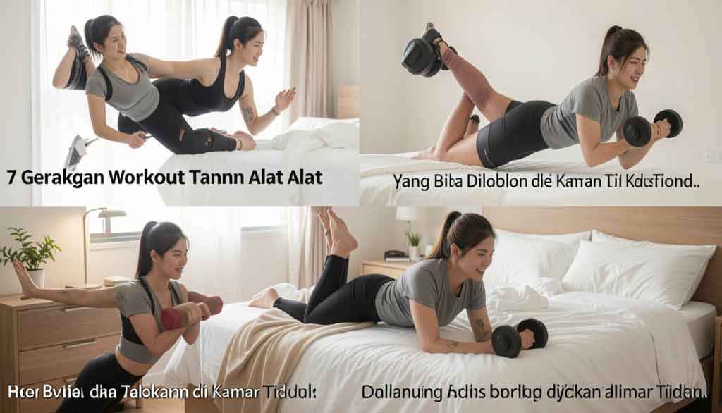 Transformasi Tubuh Maksimal: 7 Gerakan Workout Tanpa Alat di Kamar